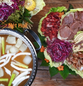 Lẩu bò nhúng dấm cỡ to